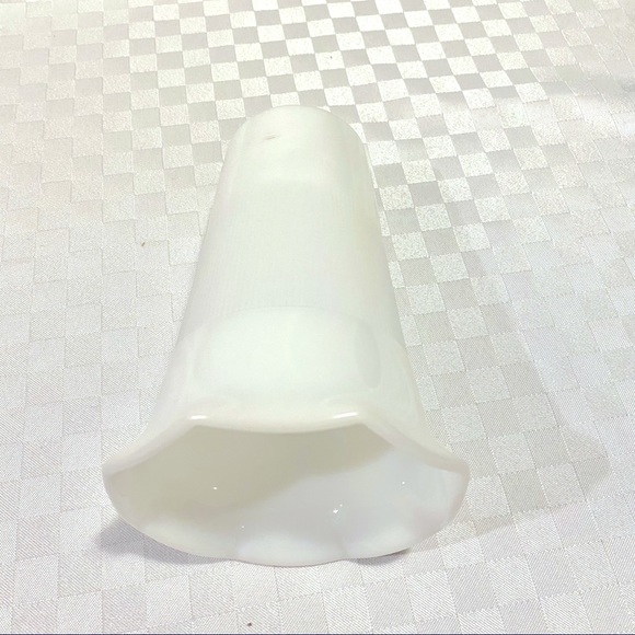 Vintage Hazel Atlas White Milk Glass Ribbed Fluted - Picture 6 of 7